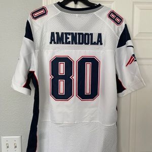 New England Patriots Amendola Jersey Whitr Sz 52